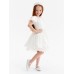 Платье нарядное детское MINAKU: PartyDress, молочное, рост 122 см