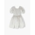Платье нарядное детское MINAKU: PartyDress, молочное, рост 122 см
