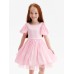 Платье нарядное детское MINAKU: PartyDress, розовое, рост 122 см