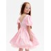 Платье нарядное детское MINAKU: PartyDress, розовое, рост 122 см