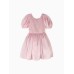 Платье нарядное детское MINAKU: PartyDress, розовое, рост 122 см