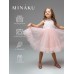 Платье нарядное детское MINAKU: PartyDress со стойкой цвет розовый, р-р 122