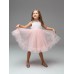 Платье нарядное детское MINAKU: PartyDress со стойкой цвет розовый, р-р 122