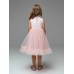 Платье нарядное детское MINAKU: PartyDress со стойкой цвет розовый, р-р 122