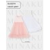 Платье нарядное детское MINAKU: PartyDress цвет белый, рост 128