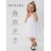Платье нарядное детское MINAKU: PartyDress цвет белый, рост 98