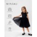 Платье нарядное детское MINAKU: PartyDress, цвет чёрный, рост 104 см