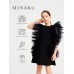 Платье нарядное детское MINAKU: PartyDress цвет чёрный, рост 116