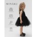Платье нарядное детское MINAKU: PartyDress цвет чёрный, рост 116