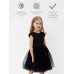 Платье нарядное детское MINAKU: PartyDress, цвет чёрный, рост 116 см