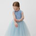 Платье нарядное детское MINAKU: PartyDress, цвет голубой, рост 116 см