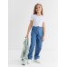 Рубашка для девочки MINAKU: Jeans collection, цвет серо-голубой, рост 128 см