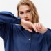 Рубашка женская MINAKU: MINAKU: Jeans Collection цвет цвет синий, р-р 42