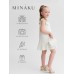 Сарафан для девочки, MINAKU :Party Dress, цвет белый, рост 104 см