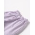 Шорты для девочки MINAKU: Jeans collection, цвет лавандовый, рост 128 см