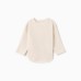 Свитшот флисовый детский MINAKU: Fleece Soft, цвет бежевый, рост 128 см