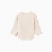 Свитшот флисовый детский MINAKU: Fleece Soft, цвет бежевый, рост 140 см