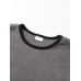 Свитшот флисовый детский MINAKU: Fleece Soft, цвет графит, рост 116 см