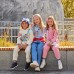 Свитшот флисовый детский MINAKU: Fleece Soft, цвет розовый, рост 116 см