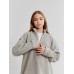 Свитшот флисовый детский MINAKU: Fleece Soft, цвет серый, рост 140 см