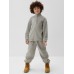 Свитшот флисовый детский MINAKU: Fleece Soft, цвет серый, рост 140 см