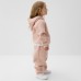 Толстовка (худи) детская MINAKU: Exclusive print, цвет пудровый, Oversize рост 104 см