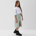 Юбка для девочки MINAKU: Jeans collection, цвет мятный, рост 152 см