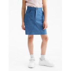 Юбка для девочки MINAKU: Jeans collection, цвет синий, рост 128 см