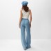 Брюки женские MIST Denim, р. L, голубой