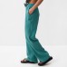 Брюки женские, свободного кроя MIST Muslin размер XS, цв. бирюзовый