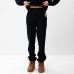 Джоггеры женские MIST Cozy style, чёрный, размер 44