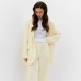 Пиджак женский MIST Velvet,р. L-XL молочный