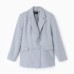 Пиджак женский двубортный MIST plus-size, р.52, серый