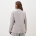 Пиджак женский двубортный MIST plus-size, р.56, бежевый