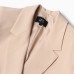 Пиджак женский двубортный MIST plus-size, р.58, бежевый