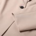 Пиджак женский с поясом MIST plus-size, р.60, бежевый