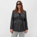 Пиджак женский с поясом MIST plus-size, р.60, серый
