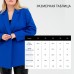Пиджак женский с поясом MIST plus-size, размер 52, цвет синий