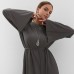 Платье женское MIST Classic collection, макси, размер 40-42, графит
