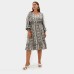 Платье женское MIST plus-size, размер 50, цвет бежевый