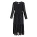 Платье женское миди MIST plus-size, р.52, черный