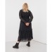 Платье женское миди MIST plus-size, р.52, черный