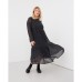 Платье женское миди MIST plus-size, р.52, черный