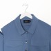 Рубашка женская укороченная с разрезами MIST: Denim р.42, синий