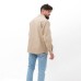 Рубашка мужская MIST oversize размер 54, молочный