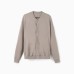 Толстовка мужская (бомбер) MIST Men's casual размер 54, серо-бежевый