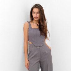 Топ женский  MIST Classic Collection, размер 46, серый