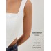 Топ женский джинсовый MIST: Denim р.44, белый