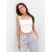 Топ женский джинсовый MIST: Denim р.44, белый