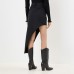 Юбка женская асимметричная MIST: Denim р.42, черный